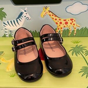 Christie & Jill Kids Black Patent Leather Dress Shoes